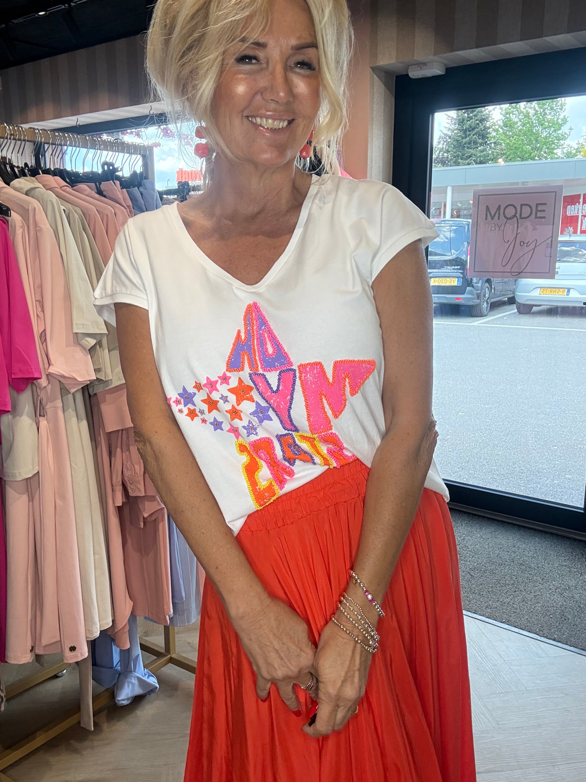 T shirt Star ✨oranje🧡